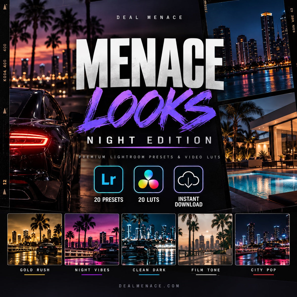 Menace Looks Night Edition - official cover
